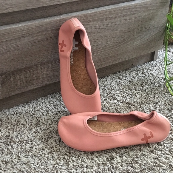 OTZ Pink Leather Ballet Flats size 40 - Picture 1 of 4